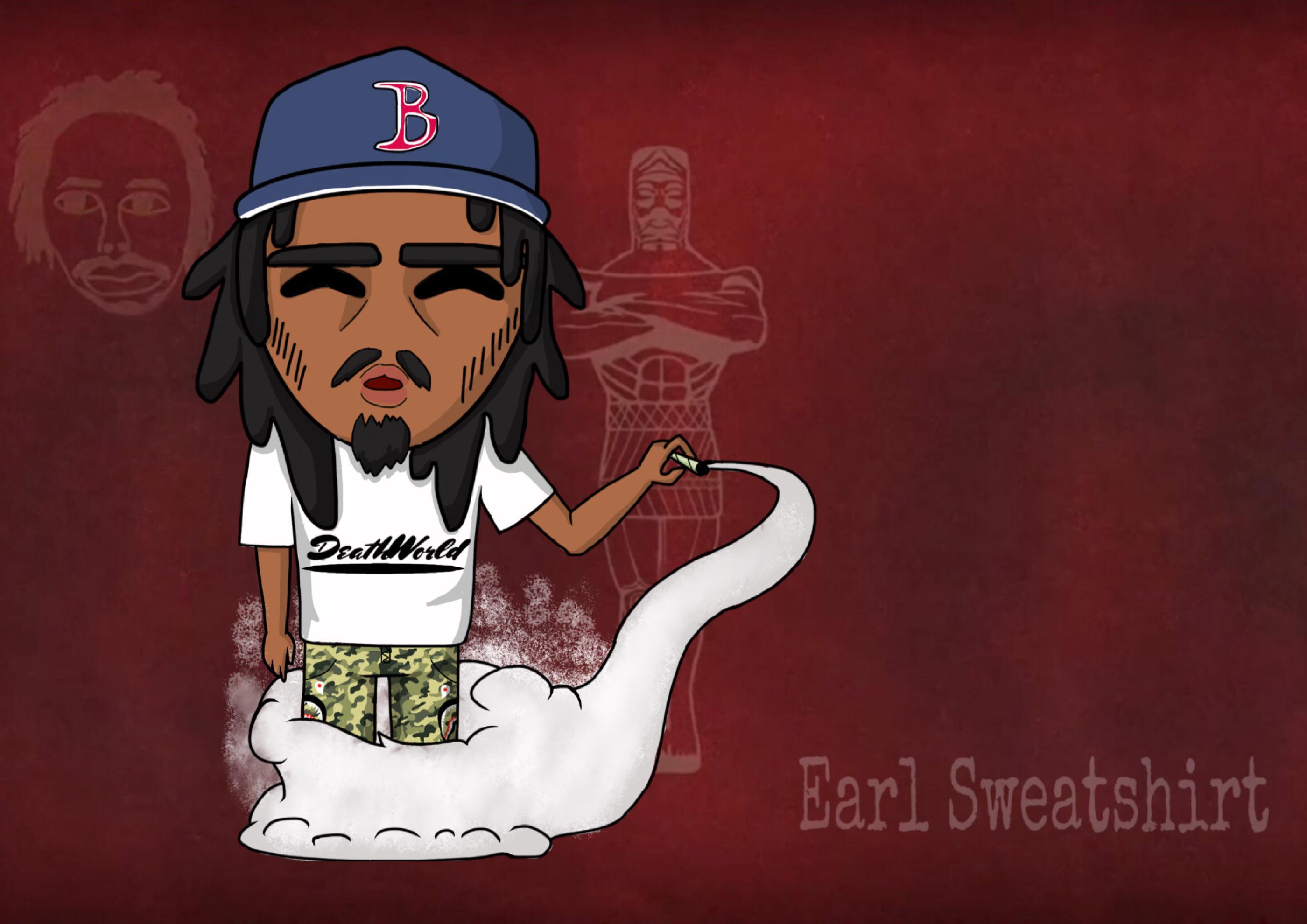 Earl Sweatshirt Cartoon Wallpapers Top Free Earl Sweatshirt Cartoon