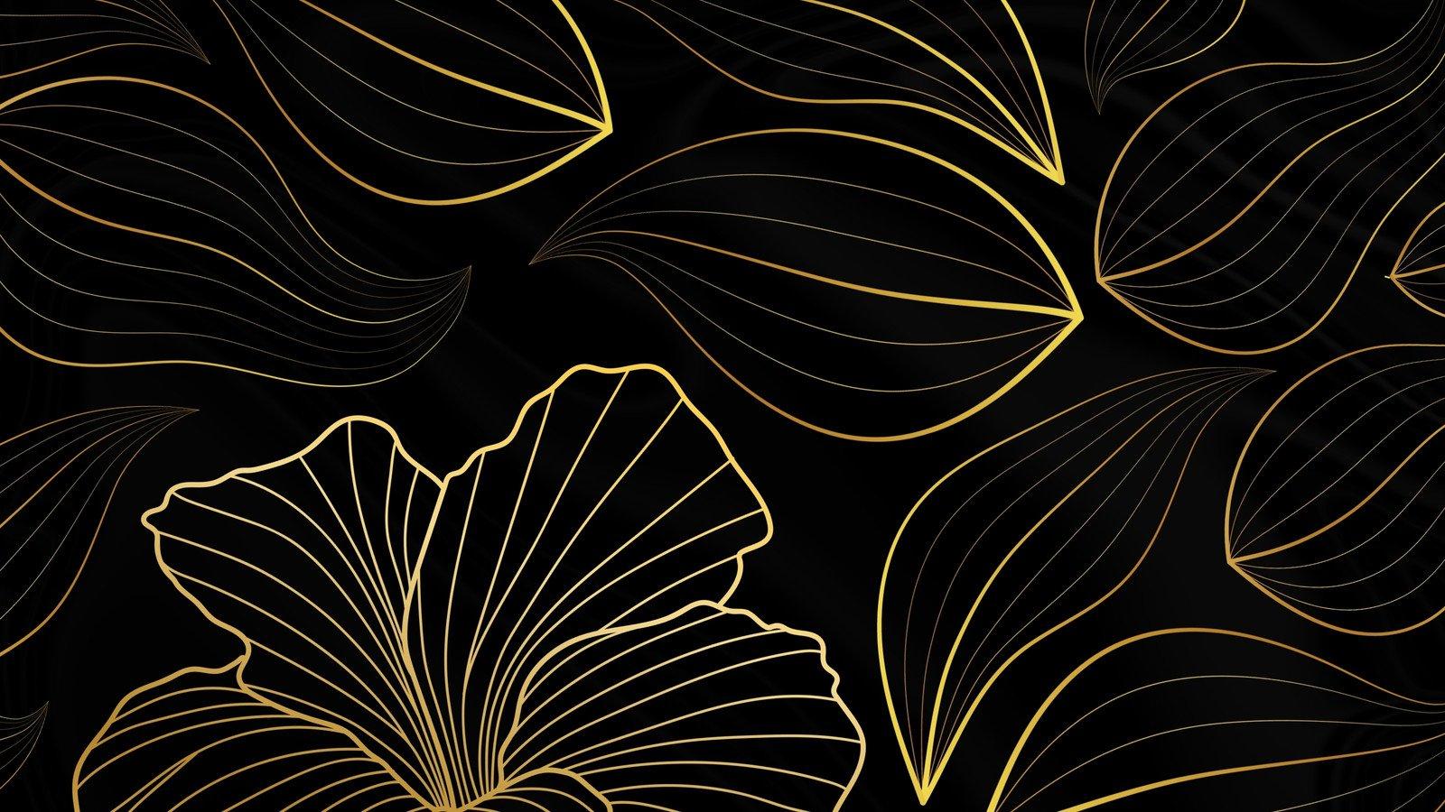 Black and Gold Computer Wallpapers Top Free Black and Gold Computer