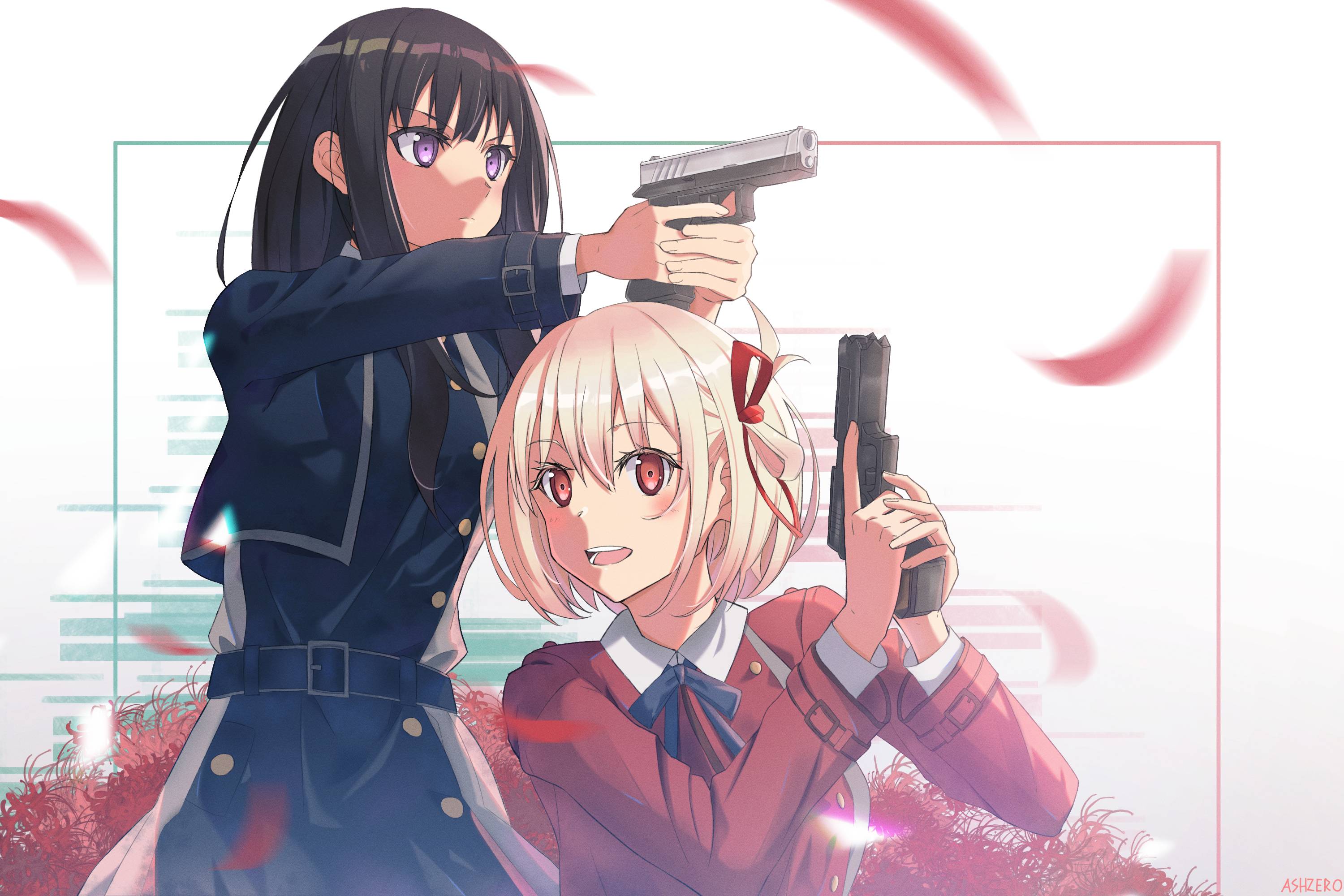 Lycoris Recoil Wallpapers Top Free Lycoris Recoil Backgrounds WallpaperAccess