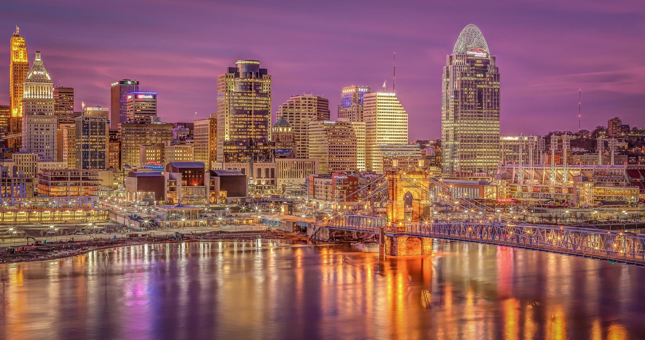 Cincinnati Skyline Wallpapers - Top Free Cincinnati Skyline Backgrounds