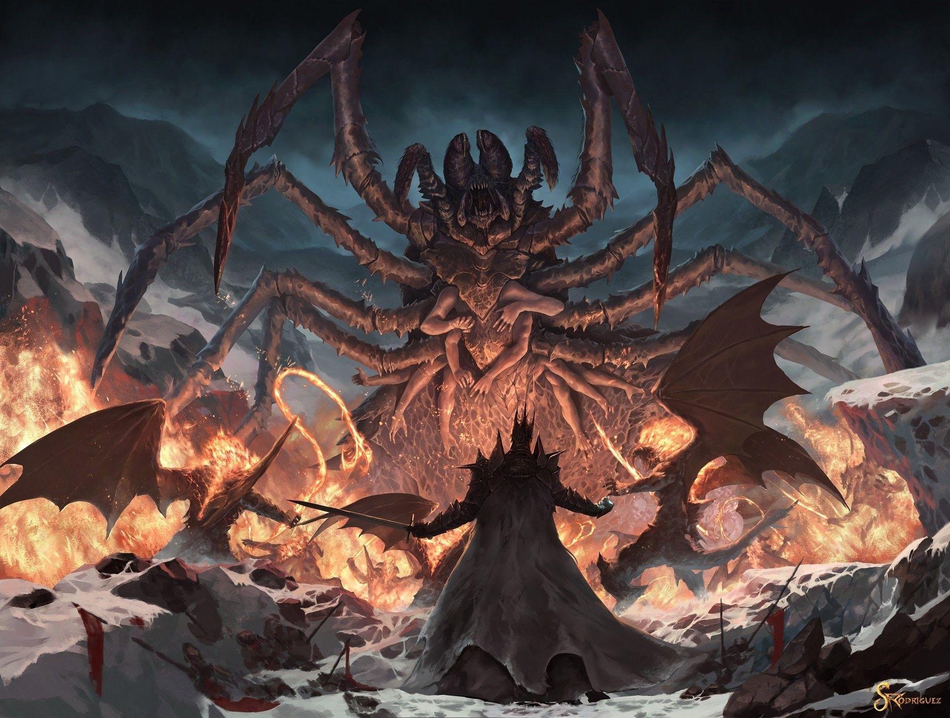 Lotr Balrog Wallpapers Top Free Lotr Balrog Backgrounds WallpaperAccess