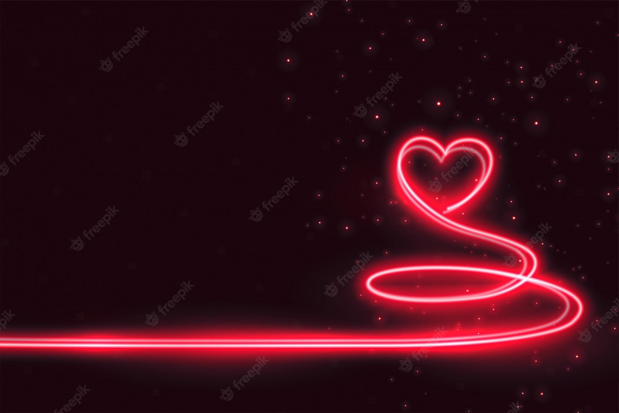 Beautiful Neon Heart Wallpapers Top Free Beautiful Neon Heart