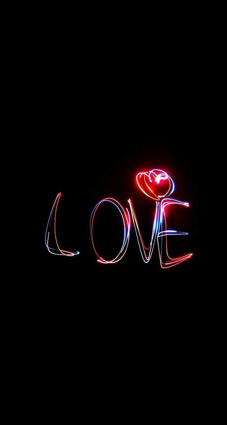 Neon Love Wallpapers Top Free Neon Love Backgrounds WallpaperAccess