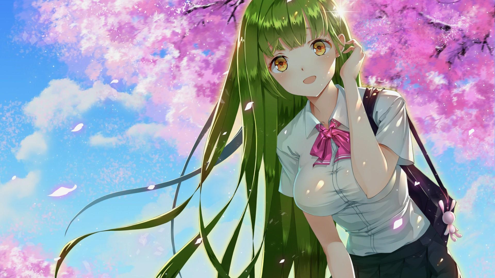 Green Anime Girl Wallpapers Top Free Green Anime Girl Backgrounds