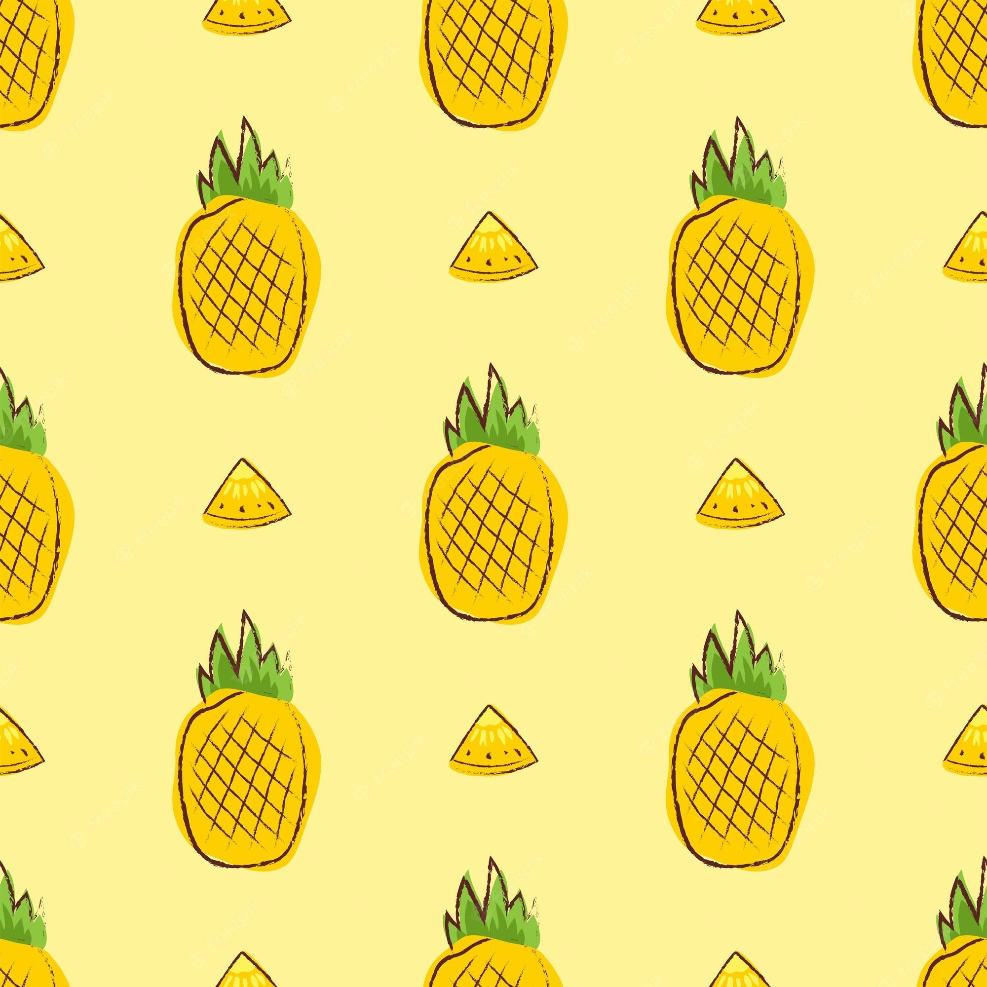 Pineapple Yellow Wallpapers Top Free Pineapple Yellow Backgrounds