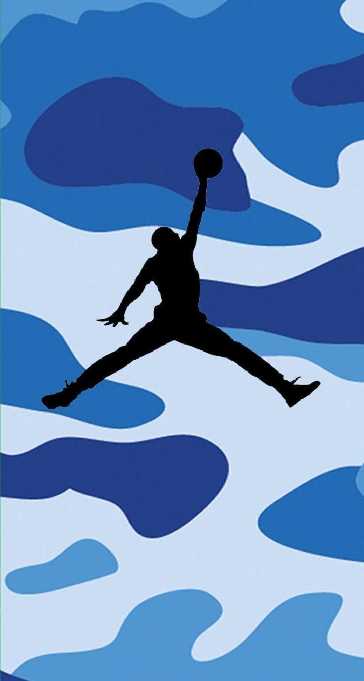 Blue Jordan Wallpapers Top Free Blue Jordan Backgrounds WallpaperAccess