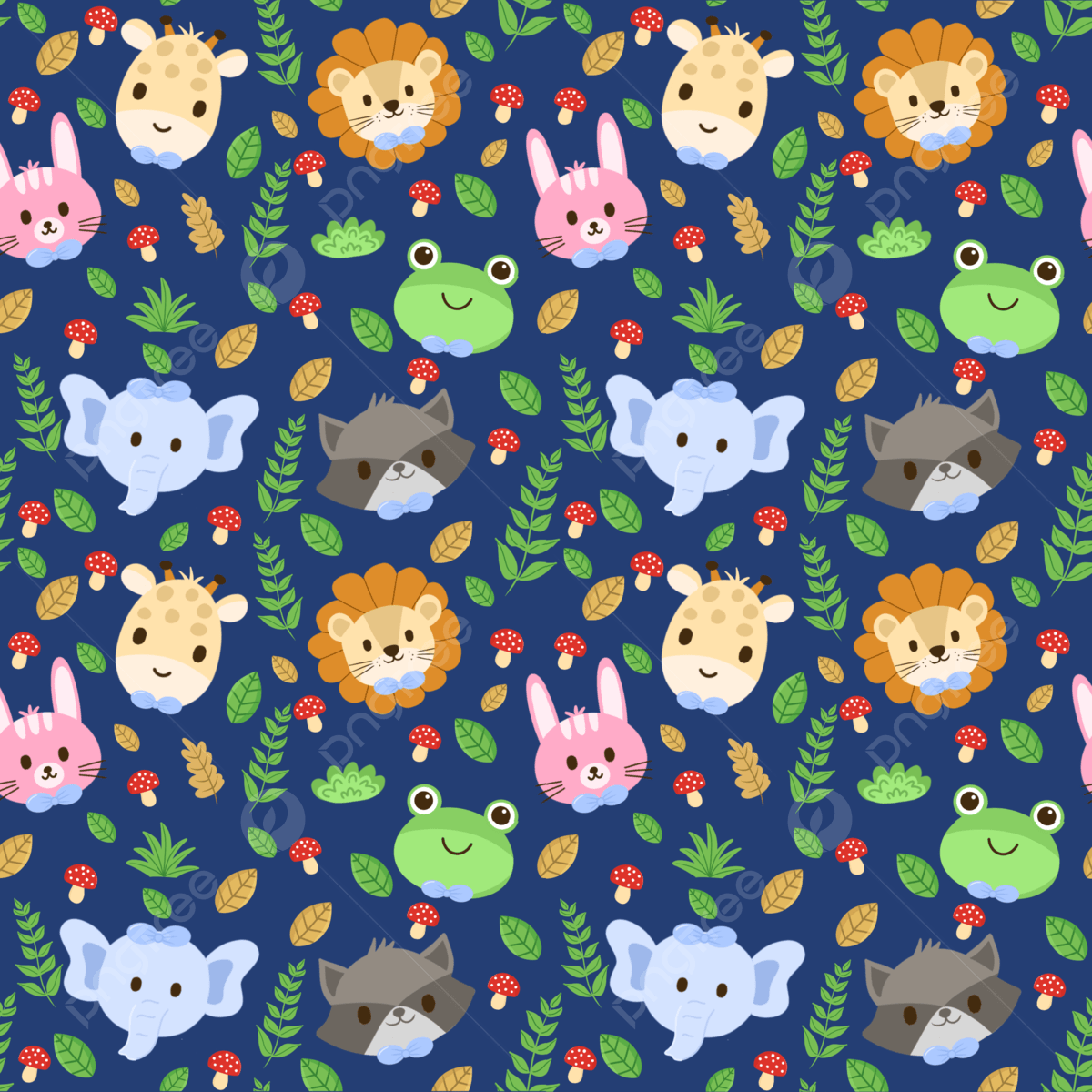 Cute Animal Pattern Wallpapers Top Free Cute Animal Pattern