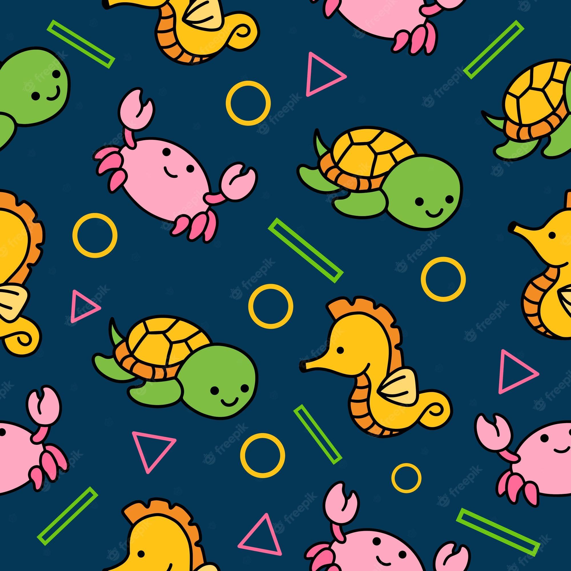 Cute Animal Pattern Wallpapers Top Free Cute Animal Pattern Backgrounds WallpaperAccess