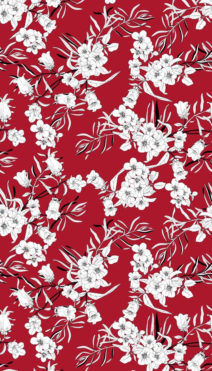 Red and White Floral Wallpapers Top Free Red and White Floral