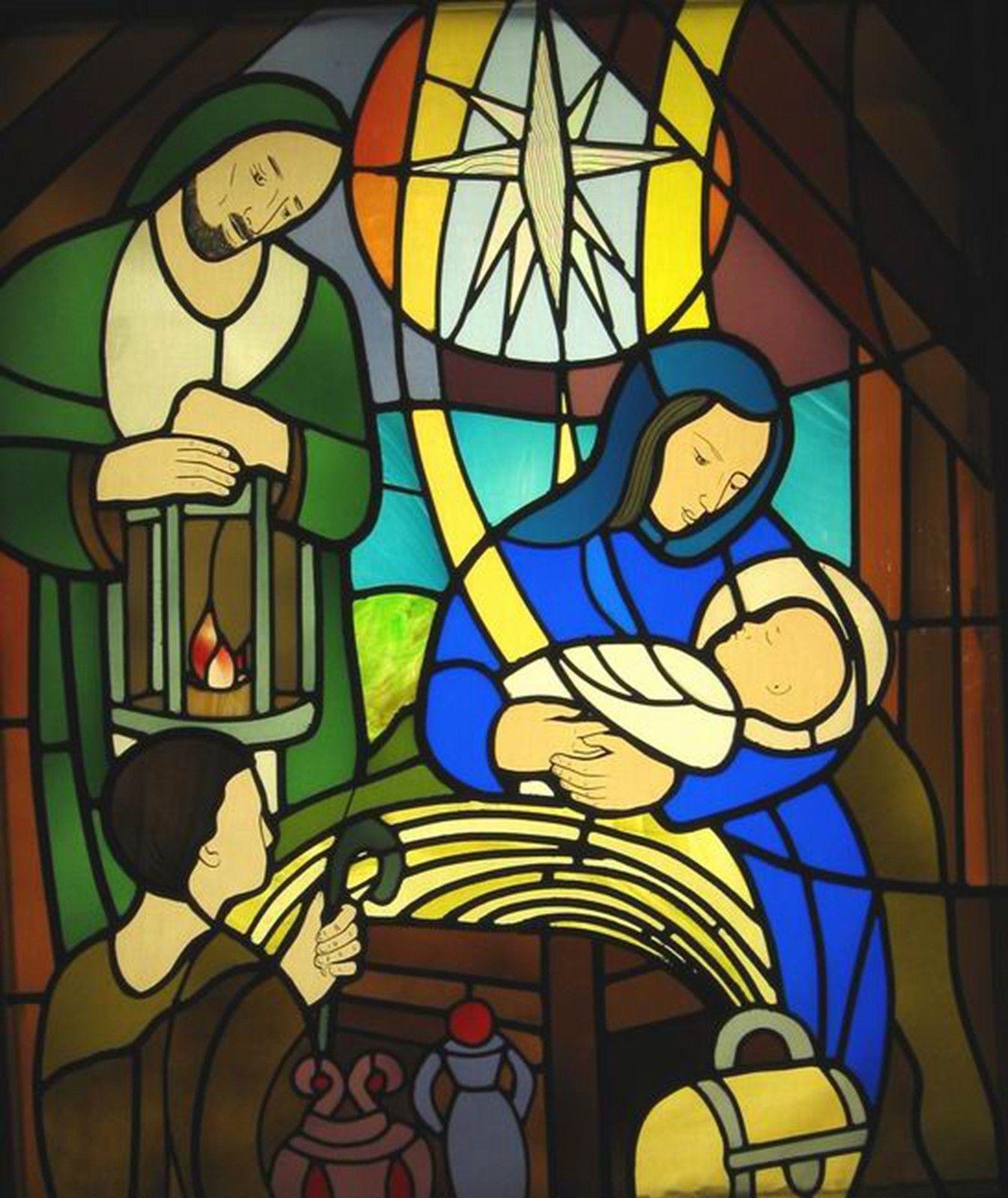 Stained Glass Nativity Wallpapers Top Free Stained Glass Nativity