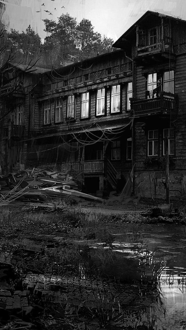 Black and White House Wallpapers Top Free Black and White House