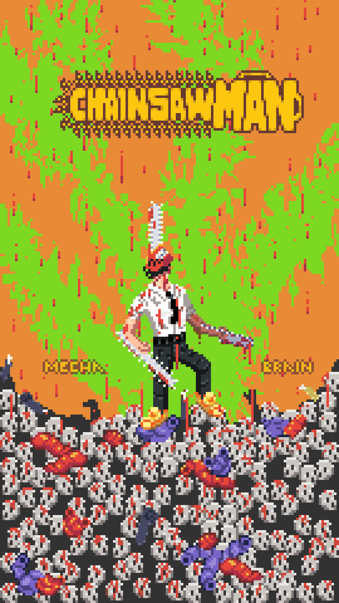 Chainsaw Man Phone Wallpapers Top Free Chainsaw Man Phone Backgrounds