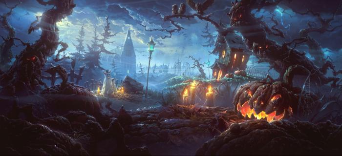4K Halloween Wallpapers - Top Free 4K Halloween Backgrounds ... Free huntrix lyrics