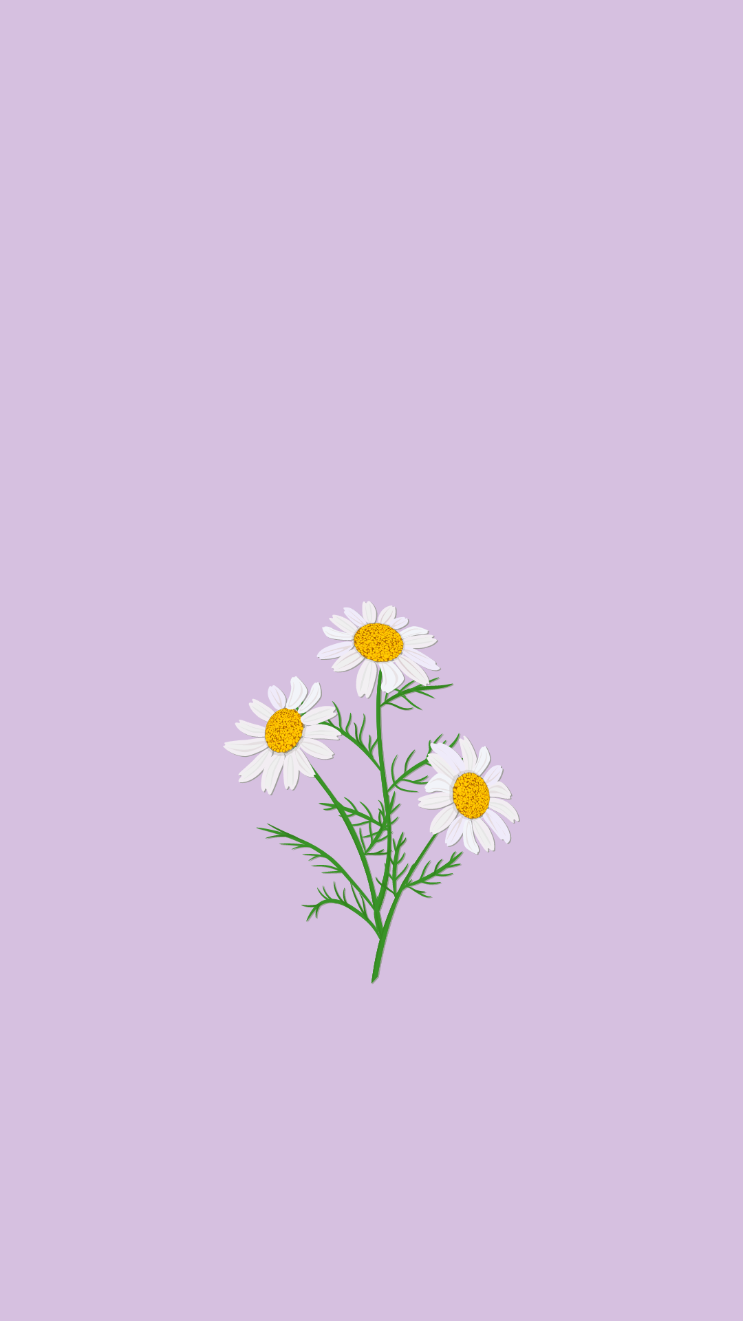 Cute Purple Flower Wallpaper