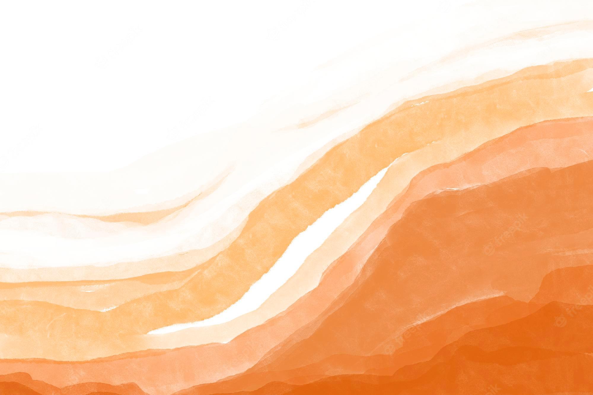 Watercolor Orange Desktop Wallpapers Top Free Watercolor Orange