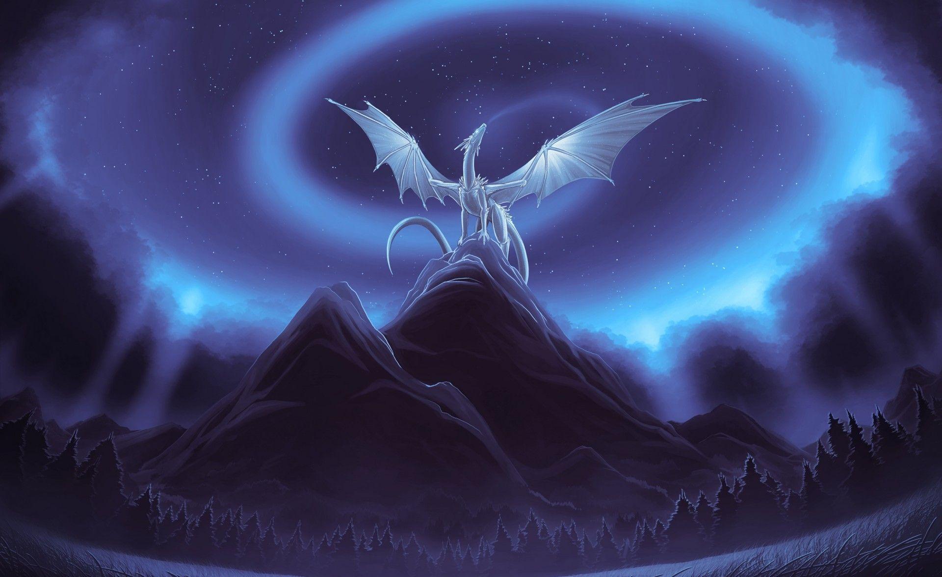 Moon Dragon Wallpapers Top Free Moon Dragon Backgrounds WallpaperAccess
