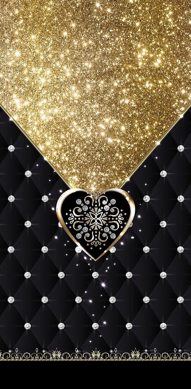 Gold Glitter Hearts Wallpapers Top Free Gold Glitter Hearts