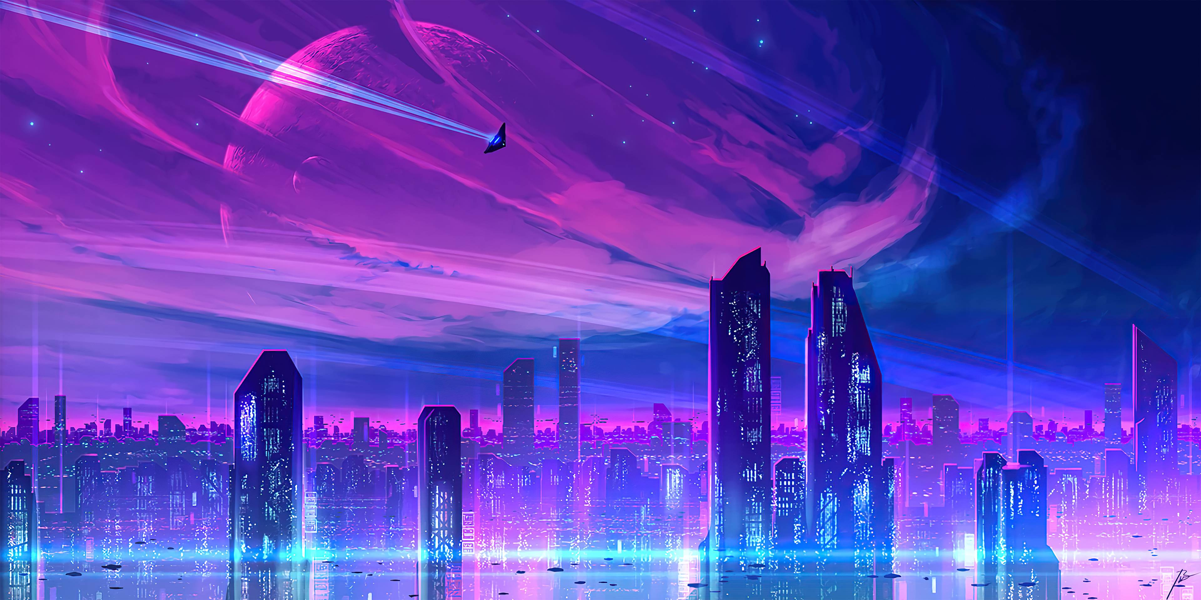 Neon City 4k Wallpapers Top Free Neon City 4k Backgrounds