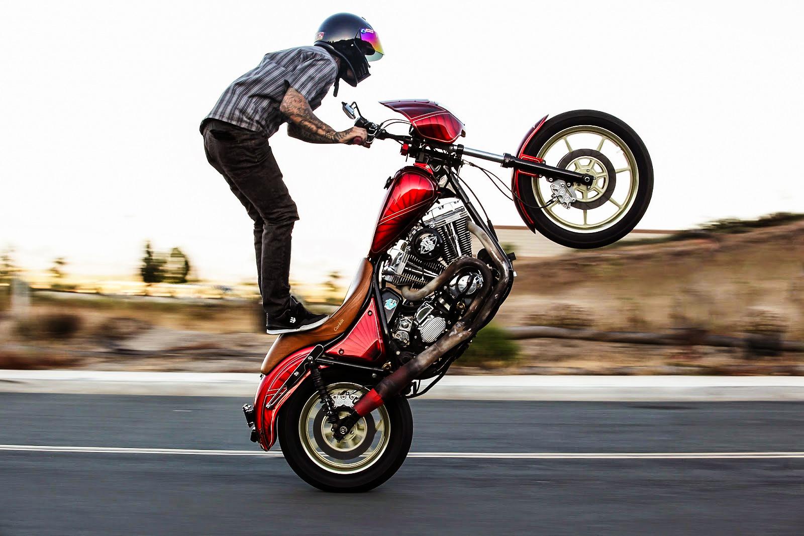 Harley Wheelie Wallpapers Top Free Harley Wheelie Backgrounds