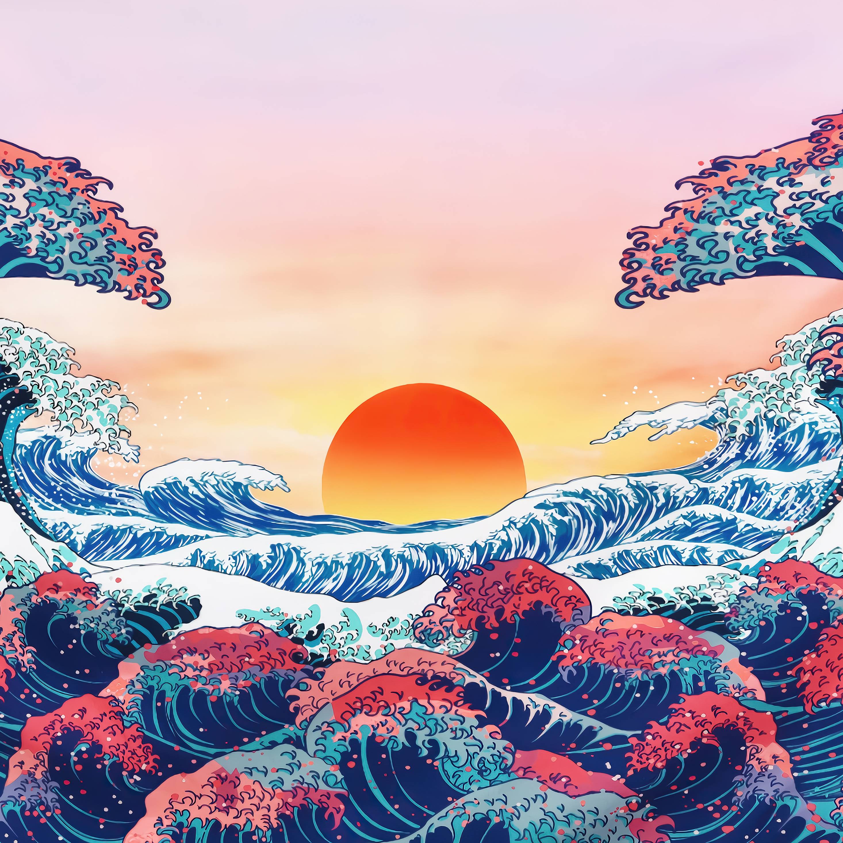 Wave iPad Wallpapers Top Free Wave iPad Backgrounds WallpaperAccess