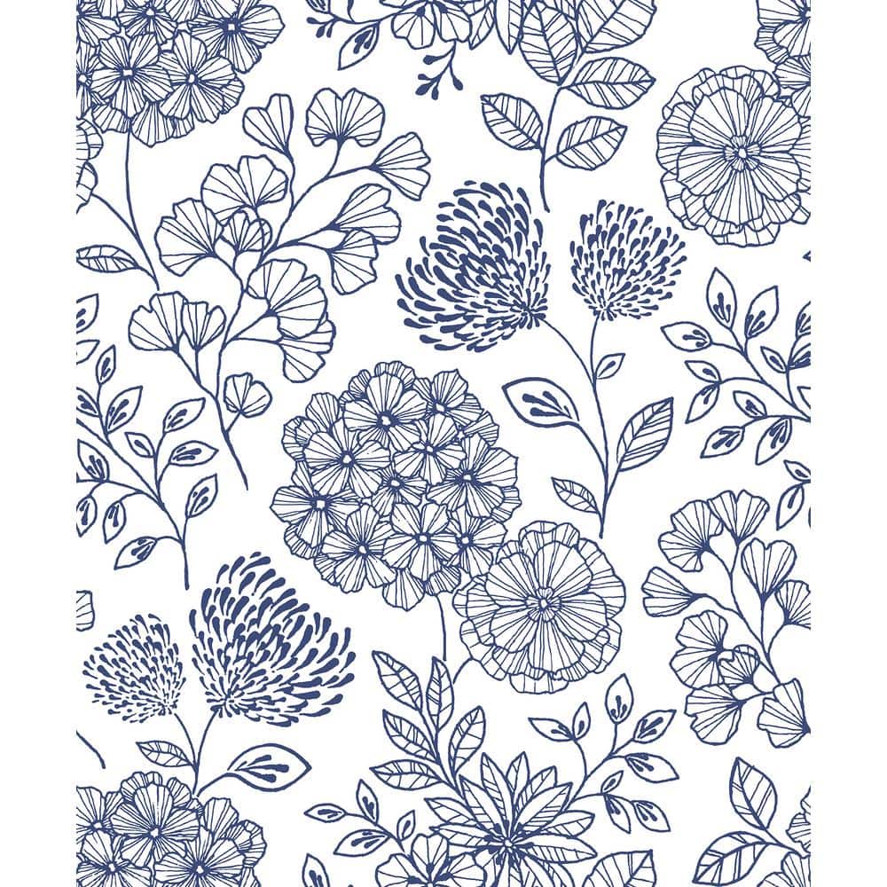 Navy Blue Floral Wallpapers Top Free Navy Blue Floral Backgrounds
