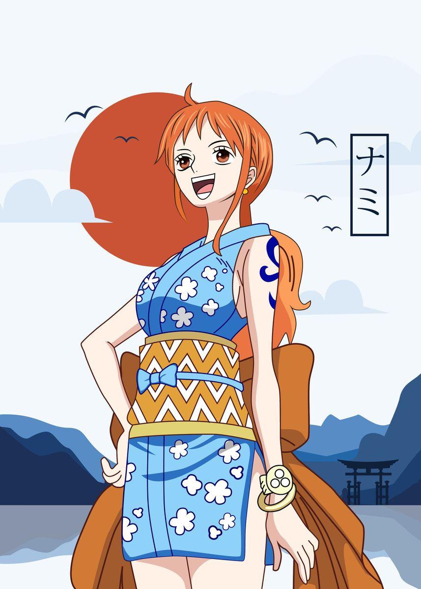 Nami Wano Wallpapers Top Free Nami Wano Backgrounds WallpaperAccess