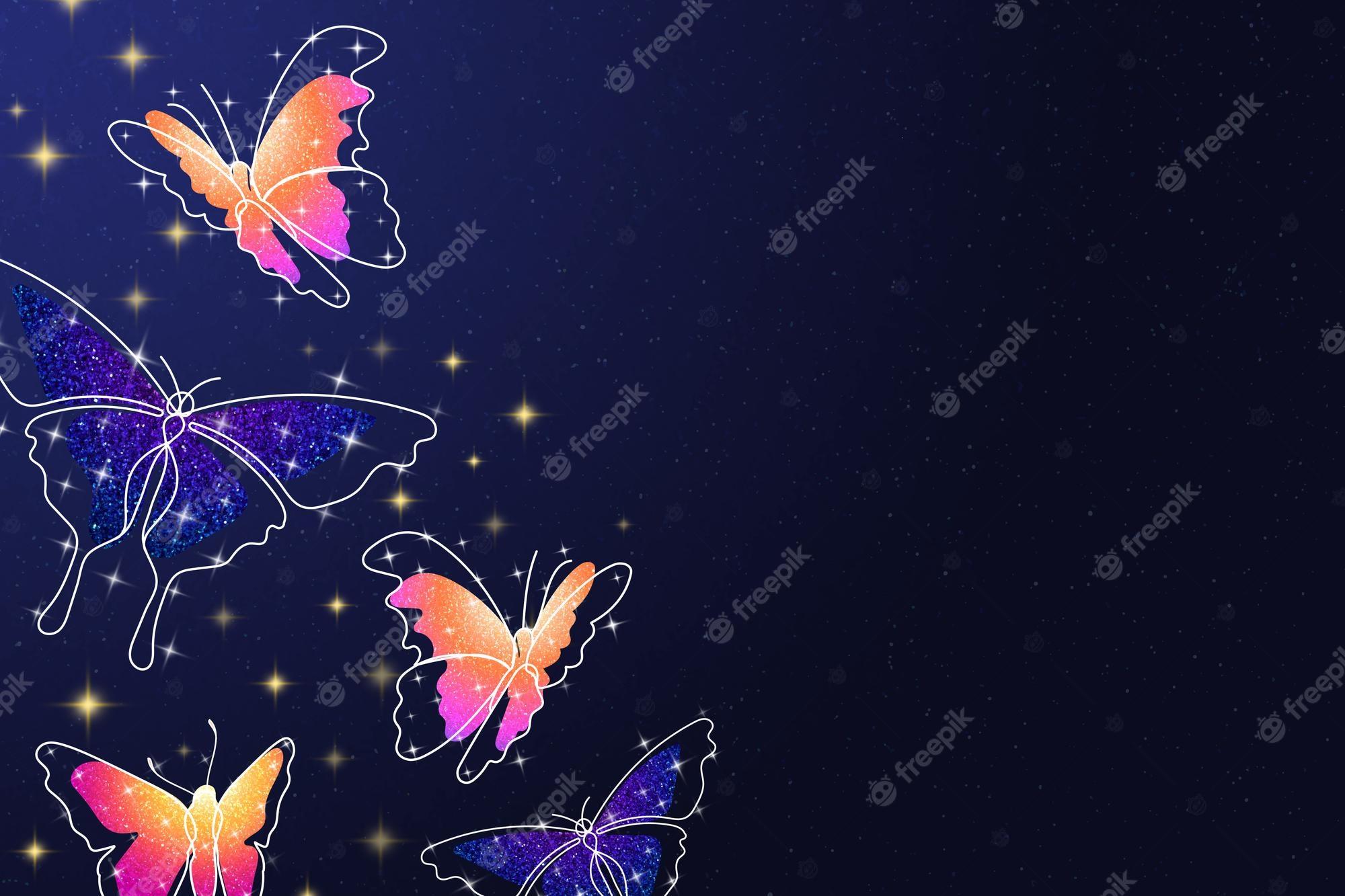 Neon Purple Butterfly Wallpapers Top Free Neon Purple Butterfly