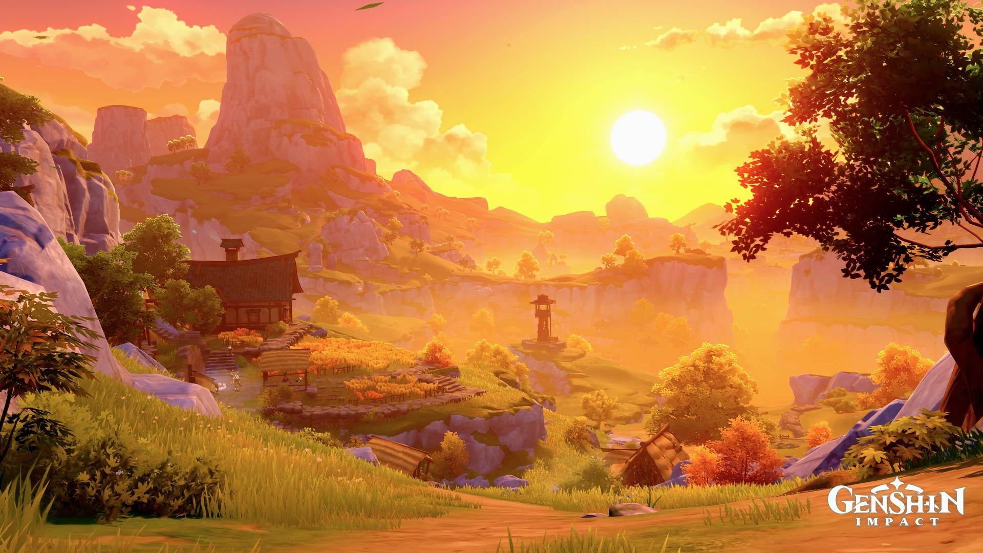 Genshin Impact Scenery Wallpapers Top Free Genshin Impact Scenery Backgrounds WallpaperAccess