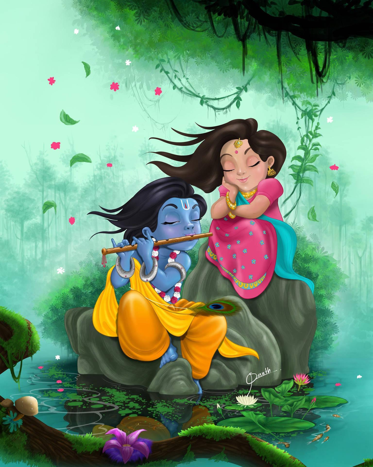 Lord Krishna Cartoon Wallpapers Top Free Lord Krishna Cartoon