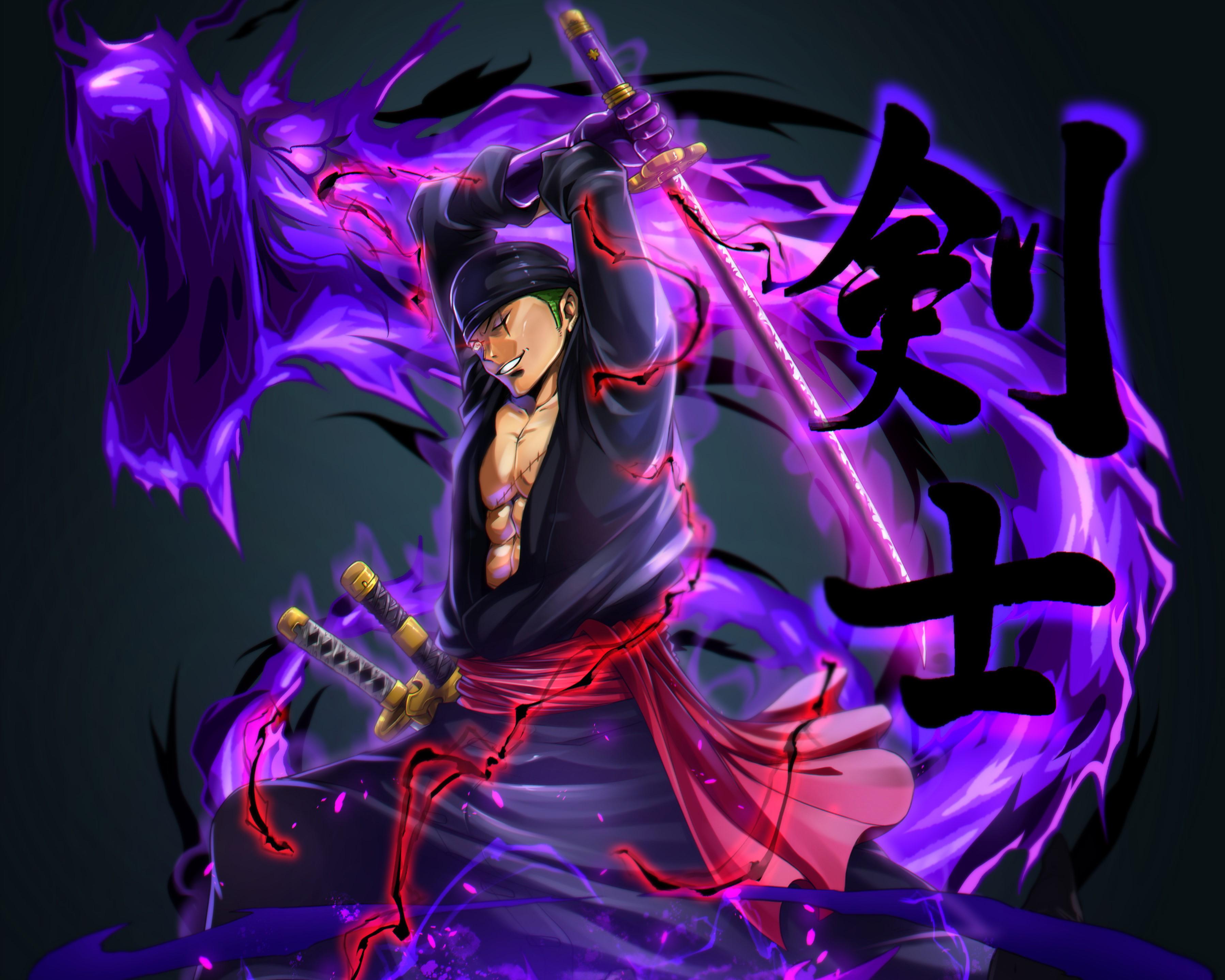 Purple Zoro Wallpapers Top Free Purple Zoro Backgrounds WallpaperAccess