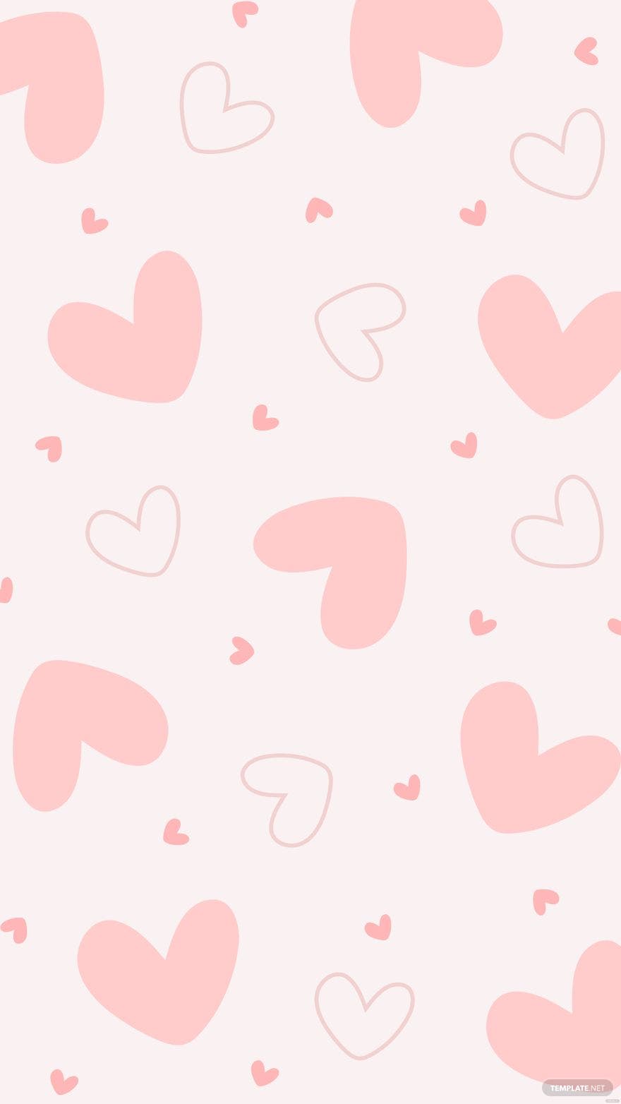 Pink Hearts Phone Wallpapers Top Free Pink Hearts Phone Backgrounds