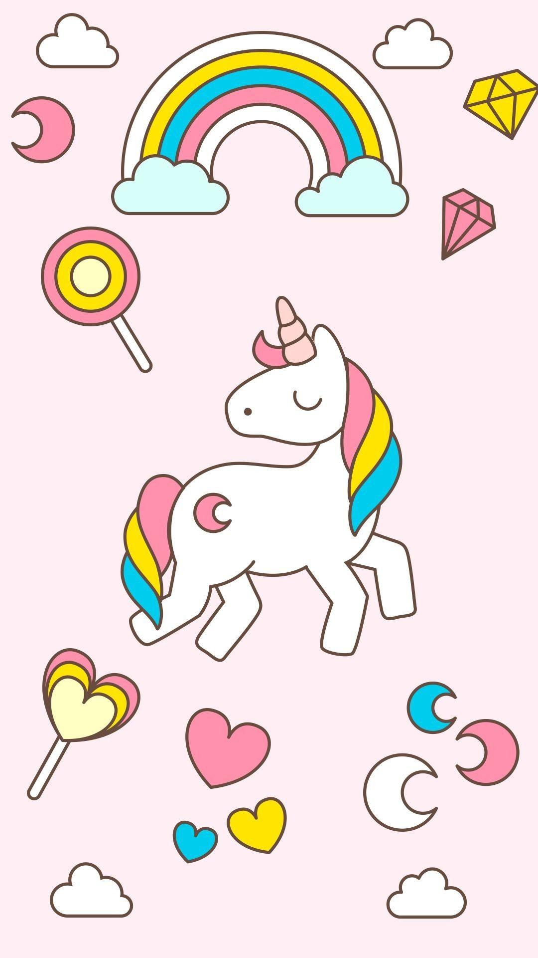 Cute Cartoon Unicorn Wallpapers Top Free Cute Cartoon Unicorn