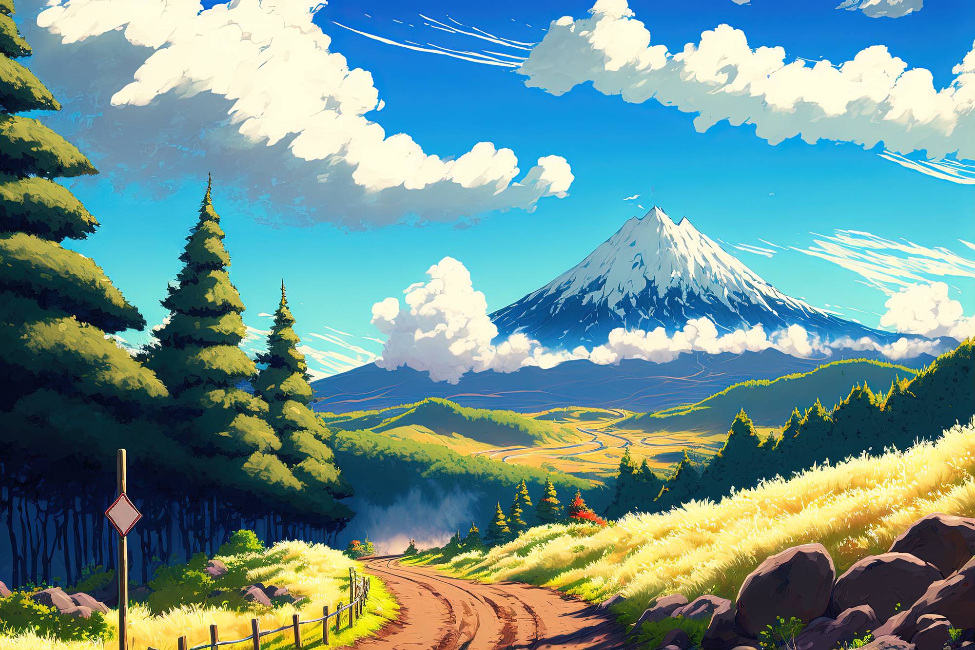 Anime Countryside Wallpapers Top Free Anime Countryside Backgrounds