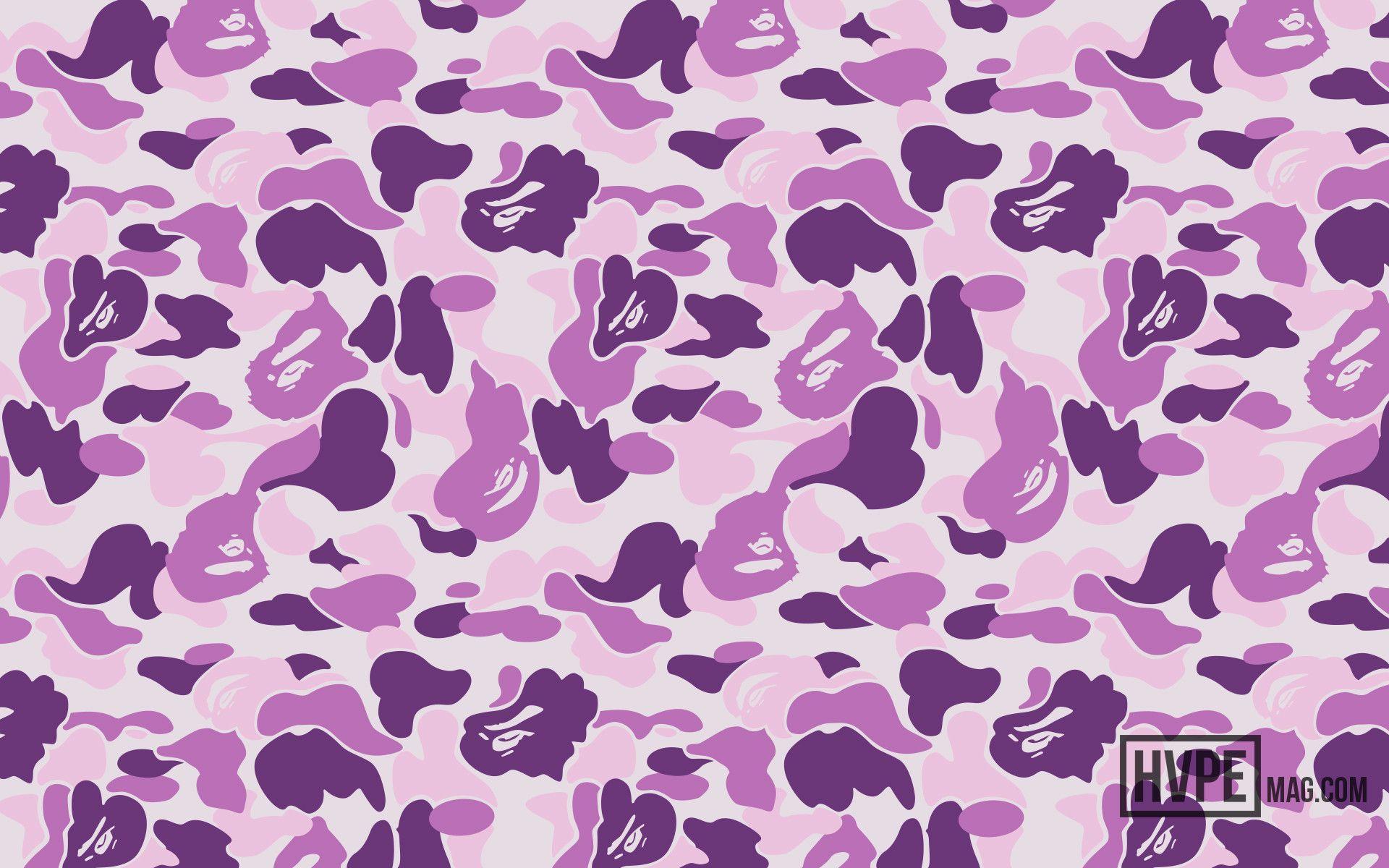 Purple BAPE Camo Wallpapers Top Free Purple BAPE Camo Backgrounds