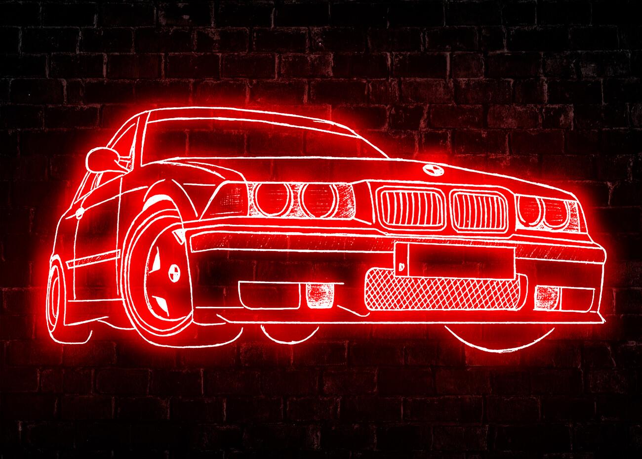 Neon Red Car Wallpapers Top Free Neon Red Car Backgrounds