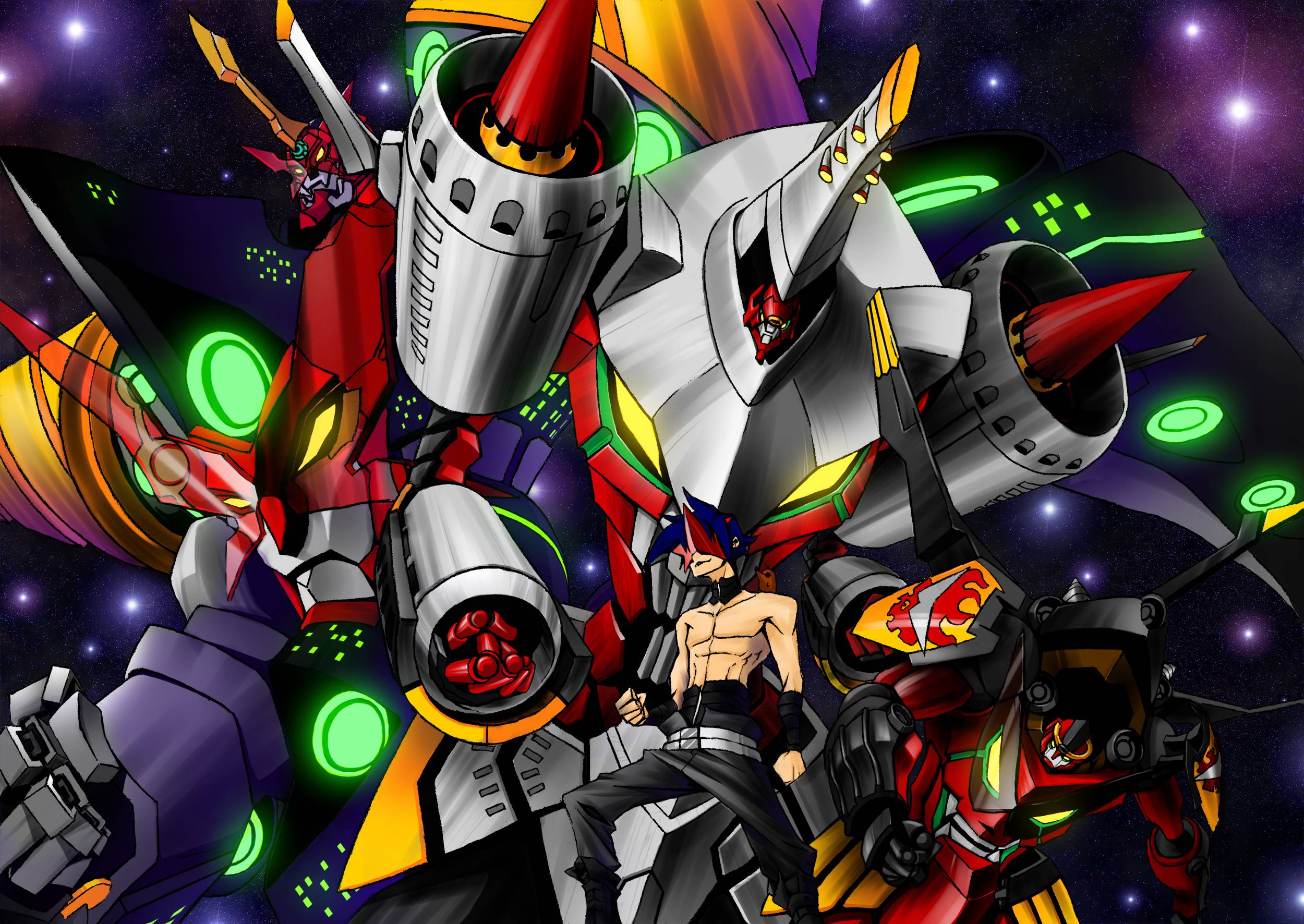 Super Tengen Toppa Gurren Lagann Wallpapers Top Free Super Tengen