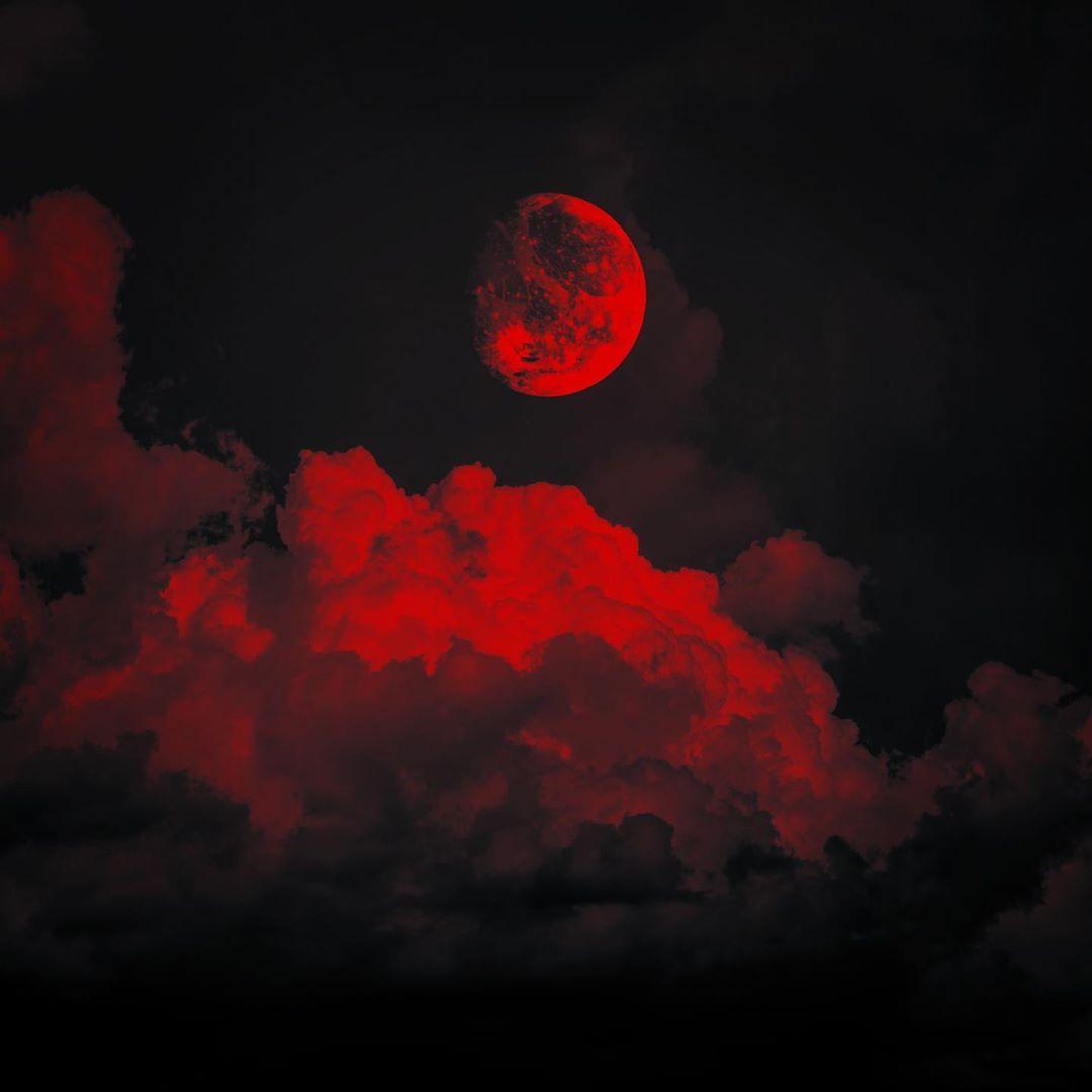 Dark Red Moon Wallpapers Top Free Dark Red Moon Backgrounds