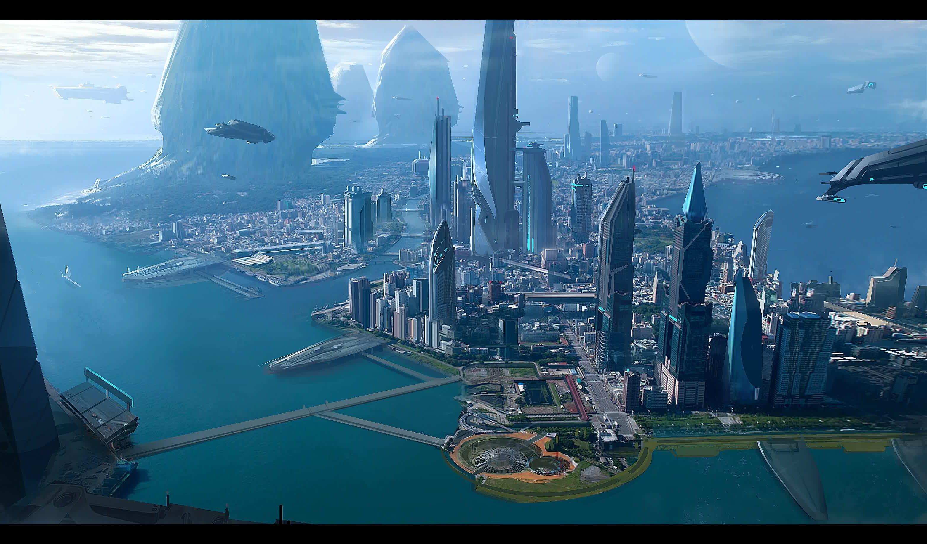 Elite Dangerous City Wallpapers Top Free Elite Dangerous City Backgrounds WallpaperAccess