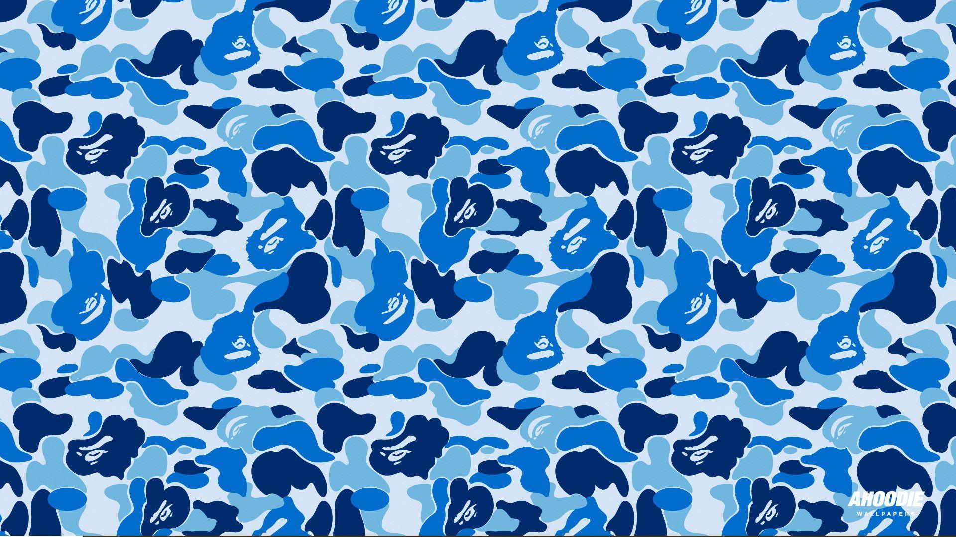 Blue BAPE Wallpapers Top Free Blue BAPE Backgrounds WallpaperAccess