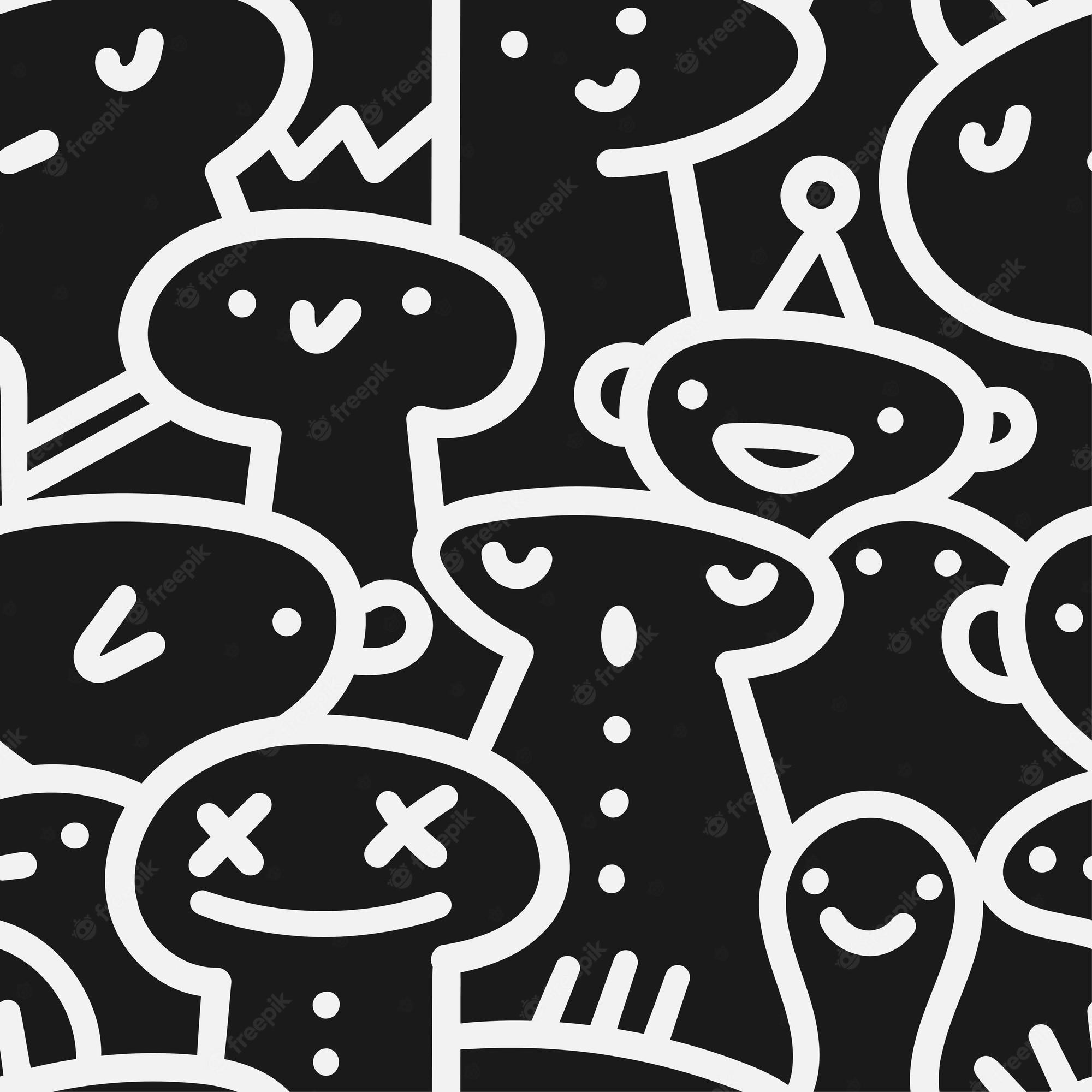 Cute Black Cartoon Wallpapers Top Free Cute Black Cartoon Backgrounds