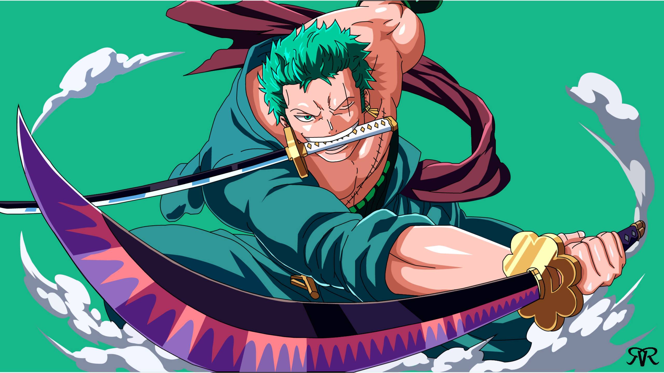 Zoro Green Wallpapers Top Free Zoro Green Backgrounds WallpaperAccess