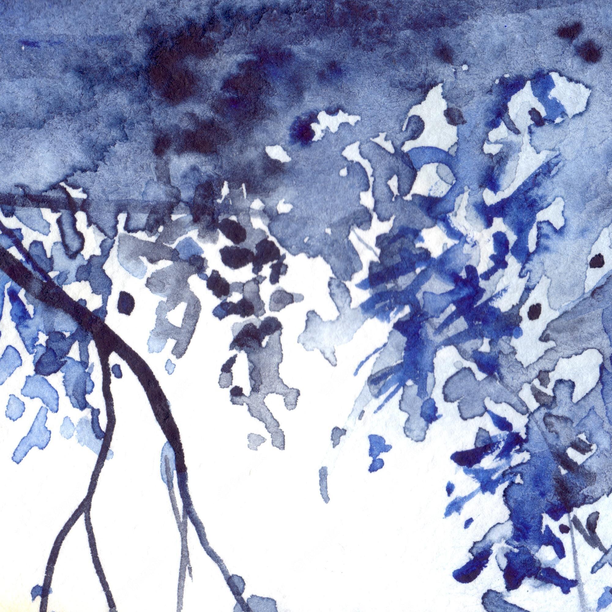 Navy Blue Watercolor Wallpapers Top Free Navy Blue Watercolor