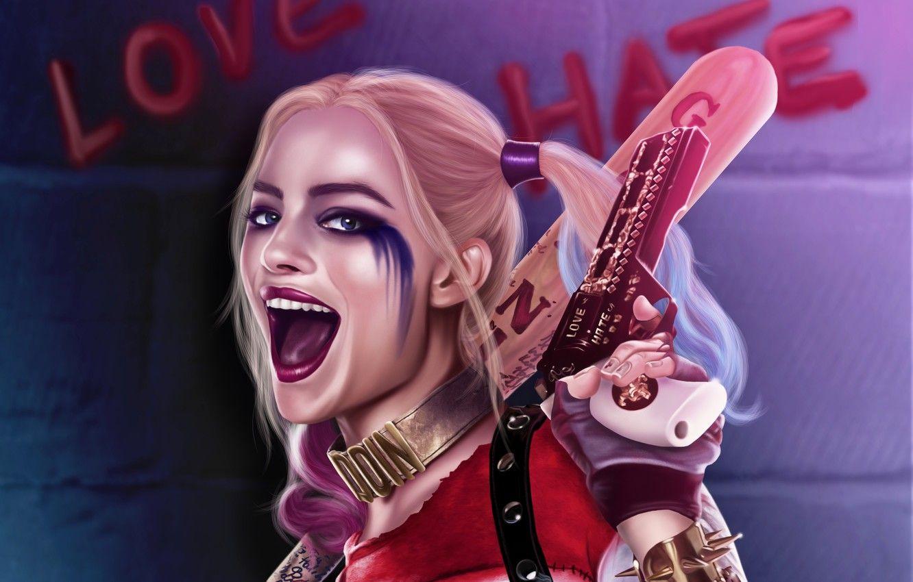 Art Harley Quinn Suicide Squad Wallpapers Top Free Art Harley Quinn