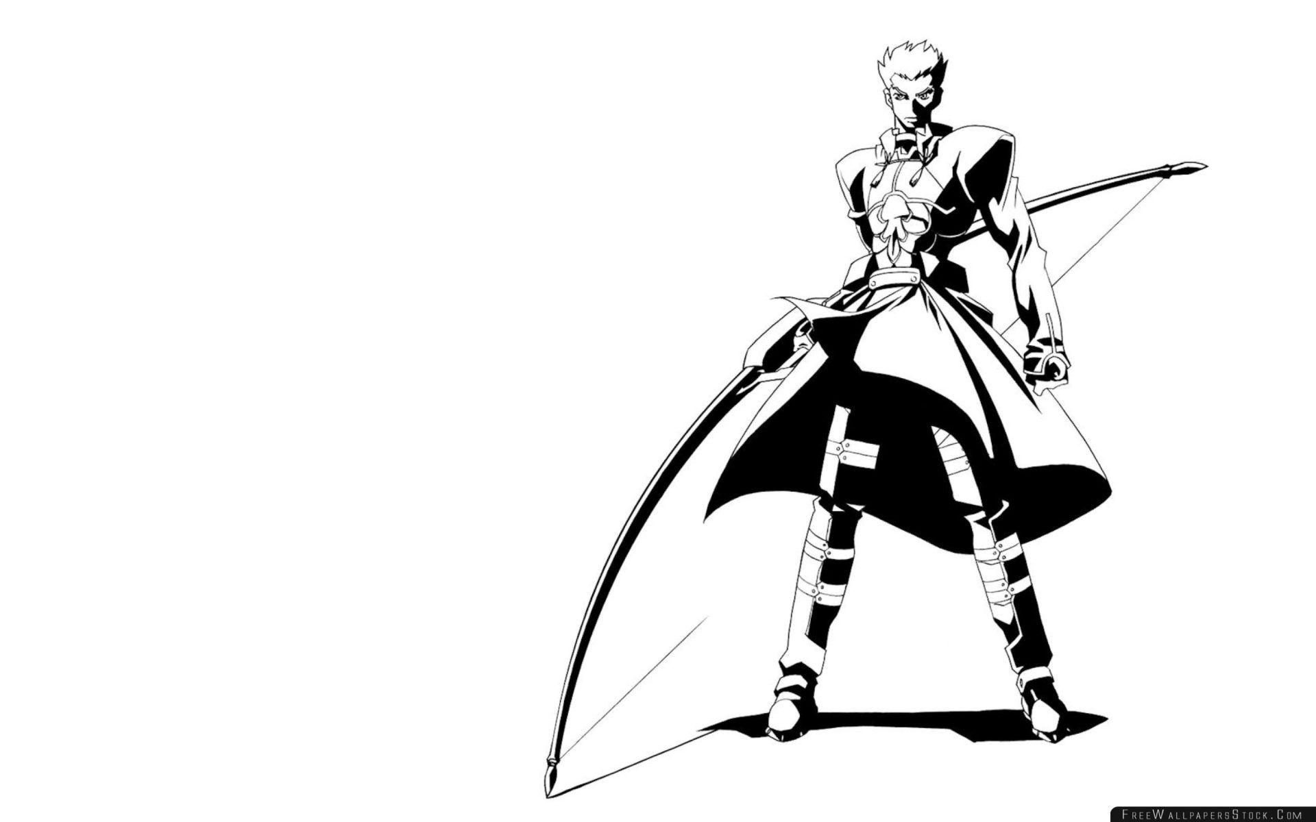 Anime Art Black and White Wallpapers Top Free Anime Art Black and
