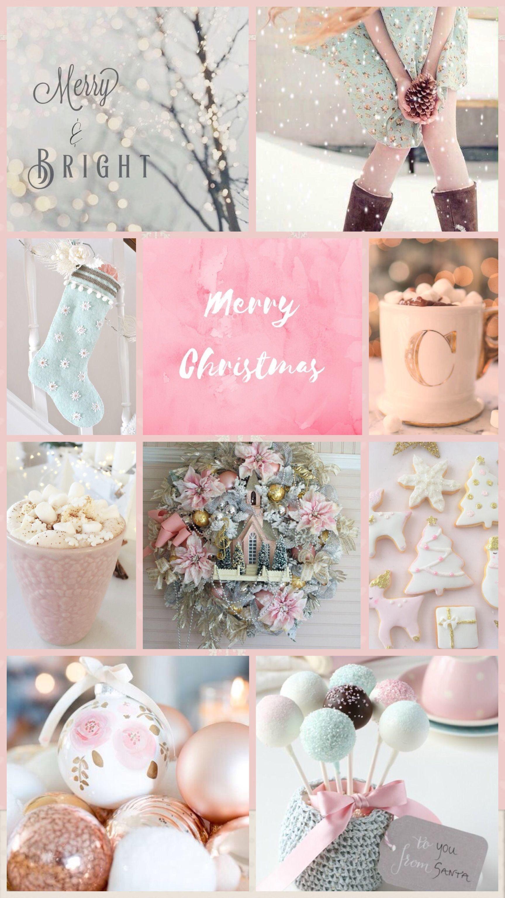 Pink Christmas Wallpapers Top Free Pink Christmas Backgrounds