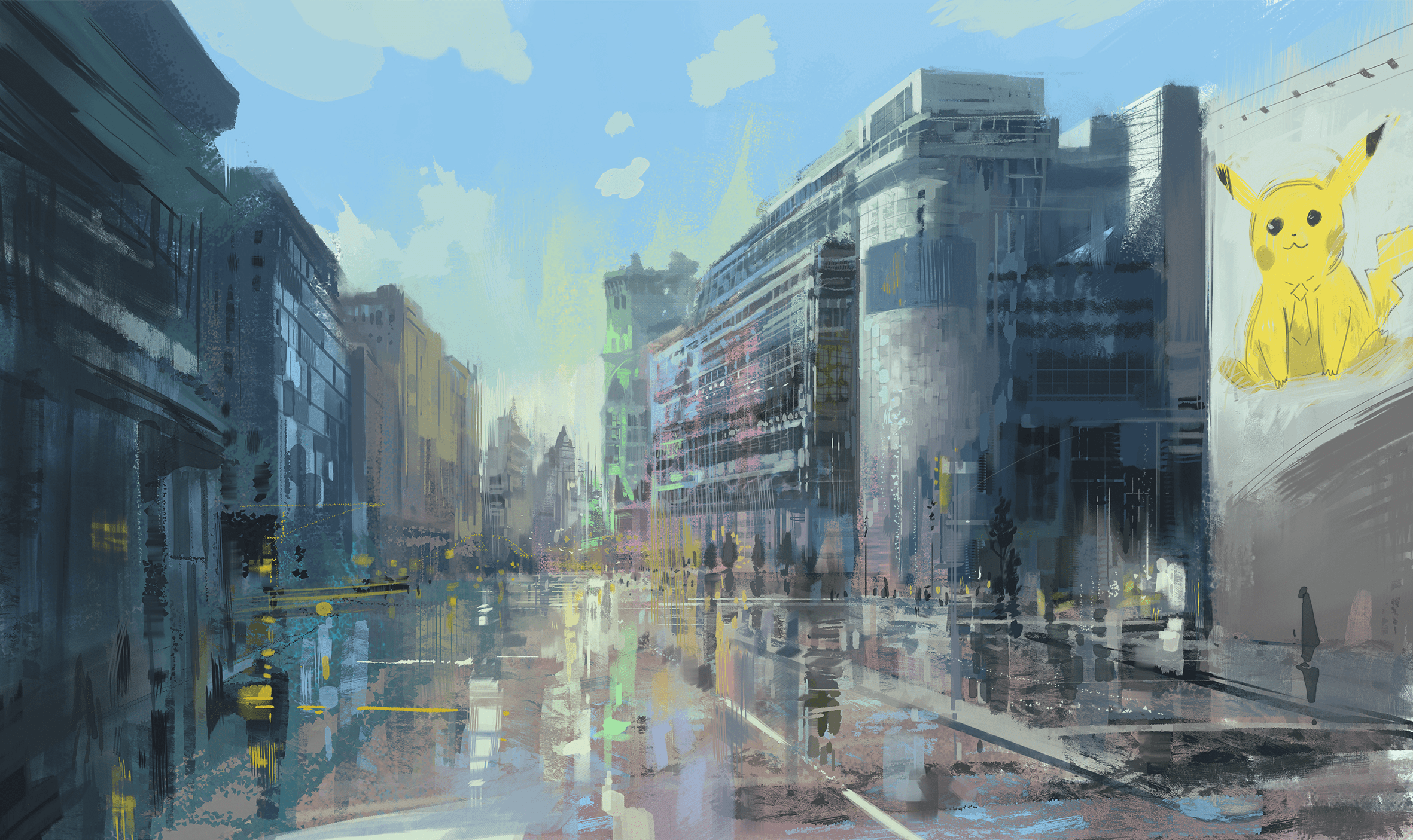 Pokemon City Wallpapers Top Free Pokemon City Backgrounds