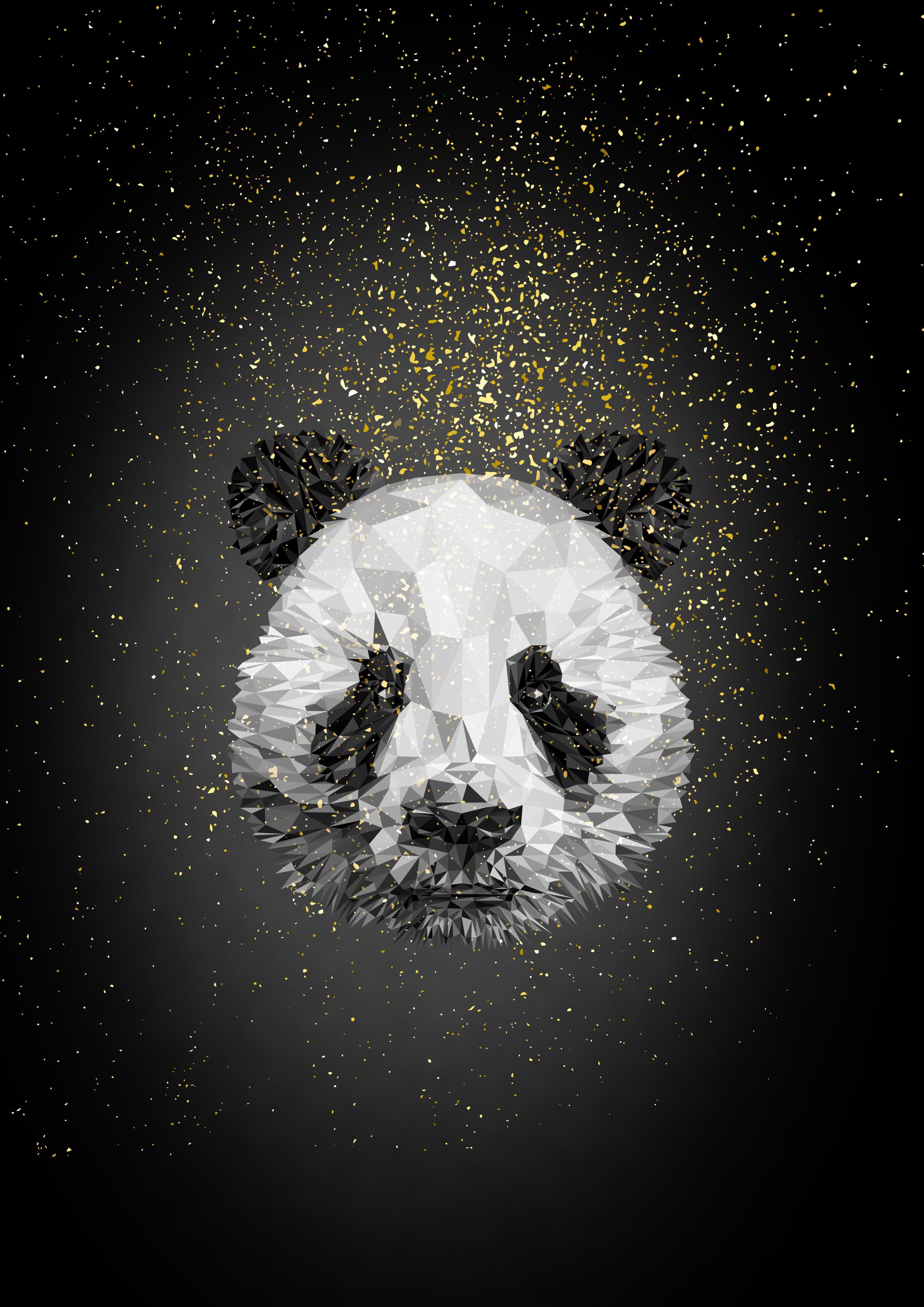Black and White Panda Wallpapers Top Free Black and White Panda Backgrounds WallpaperAccess