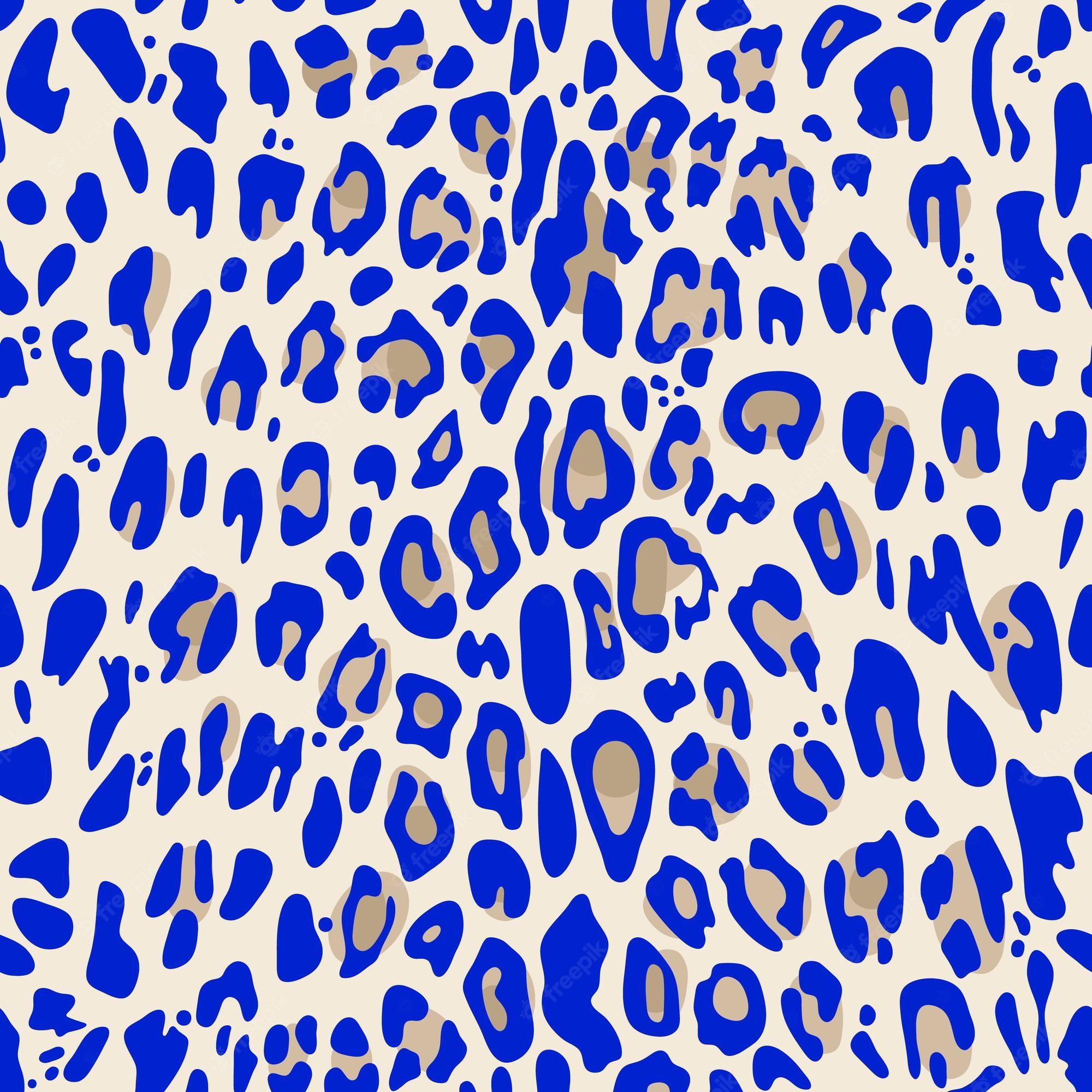 Blue Cheetah Print Wallpapers Top Free Blue Cheetah Print Backgrounds