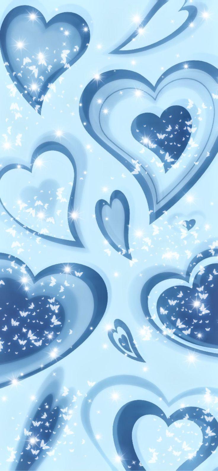 Light Blue Heart Wallpapers Top Free Light Blue Heart Backgrounds