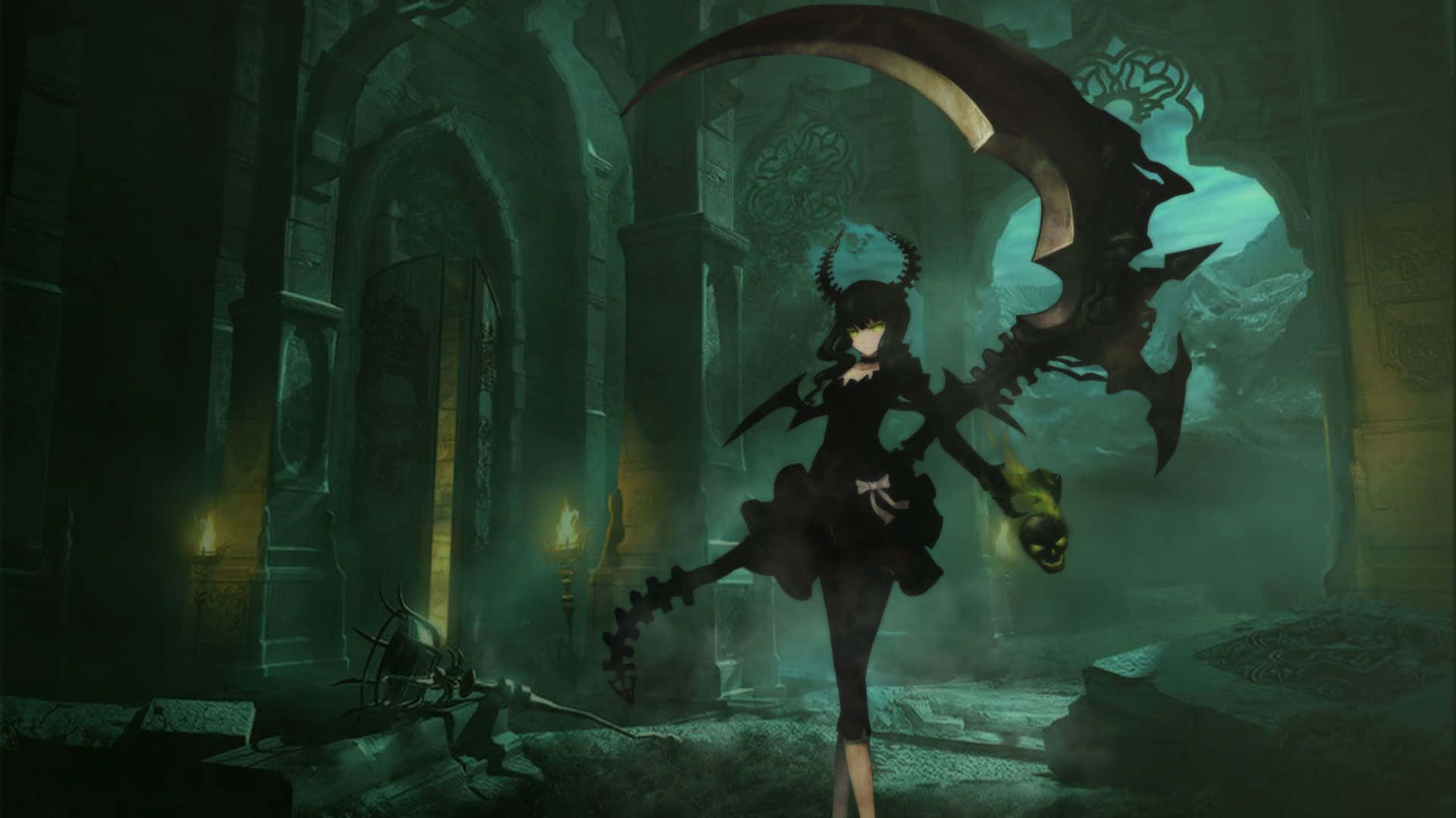 Green and Black Anime Wallpapers Top Free Green and Black Anime Backgrounds WallpaperAccess